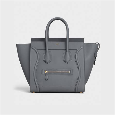 celine mini belt bag drummed calfskin|NANO LUGGAGE BAG IN DRUMMED CALFSKIN .